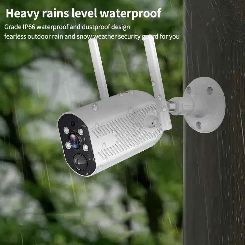 WiFi CCTV Security Cloud Security Storage Two Way Audio IP66 Waterproof Solar Wireless PTZ Low Power Battery Camera