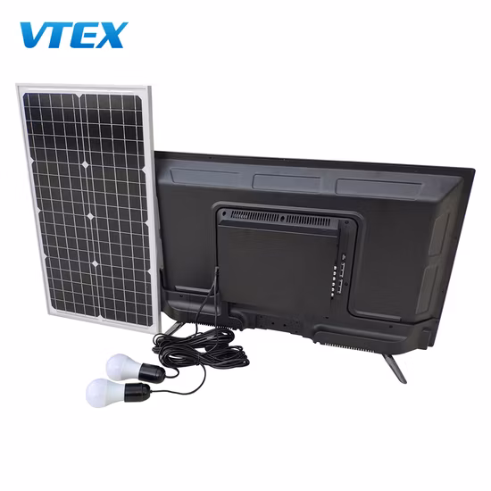 2020 ポータブル太陽エネルギーソーラーパネル、リチウム電池 LED モニター DC12V ソーラーテレビ