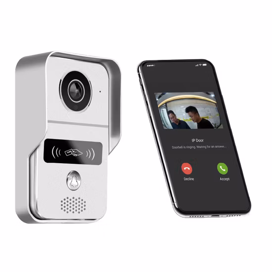 動体検知とIRナイトビジョンを備えたWiFiビデオドアベルカメラ