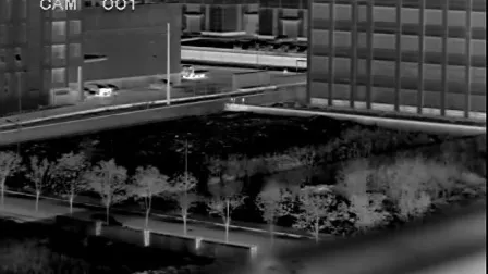 5km長距離監視PTZ昼夜可視Lwirズーム赤外線サーマルIPカメラ